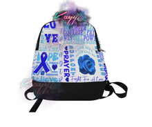 Load image into Gallery viewer, Colon Cancer Survivor Backpack