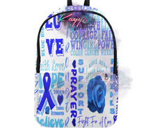 Load image into Gallery viewer, Colon Cancer Survivor Backpack