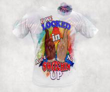 Load image into Gallery viewer, Ain't No Switchin' Up Couples Rainbow T-Shirt