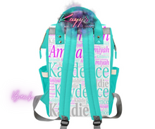 Load image into Gallery viewer, Name Diaper Backpack