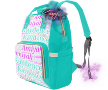 Load image into Gallery viewer, Name Diaper Backpack